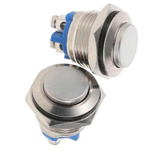 KONTONTY Klingelknopf Aufputz Beleuchtete Türgong Klingeltasten Runde Montage Taster Langlebige Und Robuste Türbell Tasten Für Einfache Installation Universelle Anwendung 16mm Selbst Rückstellung KONTONTY Klingelknopf Aufputz Beleuchtete Türgong Klingeltasten Runde Montage Taster Langlebige Und Robuste Türbell Tasten Für Einfache Installation Universelle Anwendung 16mm Selbst Rückstellung von KONTONTY