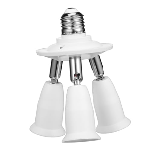 KONTONTY LED Lampenfassung Adapter Verstellbarer Lichtsockel Extender für Standard LED Lampen zu Installieren Einsetzbar für Beleuchtung Jedem von KONTONTY