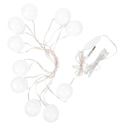 KONTONTY LED Vanity Light mit Saugnapf USB Betrieben Farbige Dimmfunktion Einfache Montage Vielseitig Einsetzbar als Badezimmer und Schminkspiegelleuchte Modernes Design Helligkeitsstufen von KONTONTY