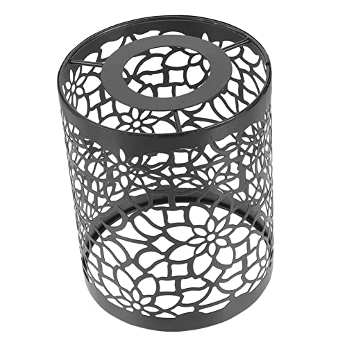 KONTONTY Lampenschirm Aus Eisen Deckenlampenschirm Mit Blumenschnitzerei Metalllampenschirm Für Flur Und Küche Pendelleuchte Mit Warmem Licht von KONTONTY