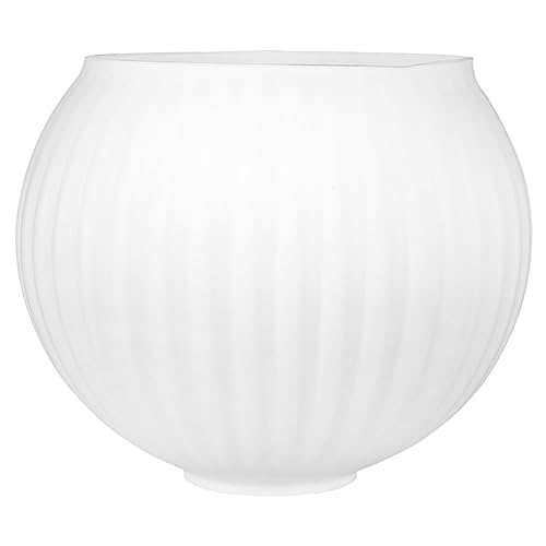 KONTONTY Lampenschirm Ersatz Weiß für Pendelleuchte Deckenleuchte Hängelampe mit Hitzebeständigem Dickem und Eleganter Lichtverteilung für Wohnzimmer Schlafzimmer Deko von KONTONTY