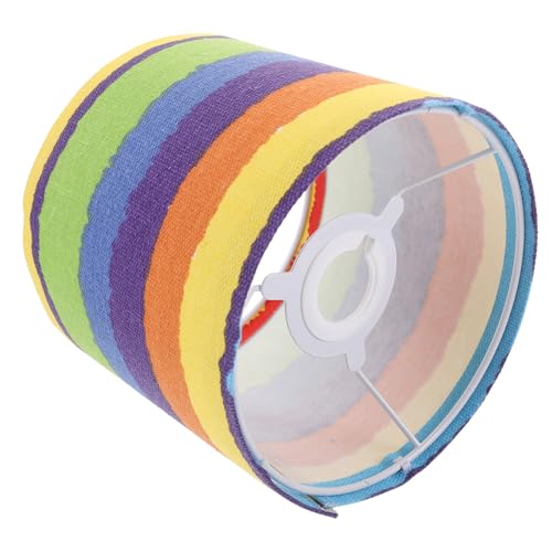 KONTONTY Lampenschirm Stoffkunst Moderne Bunte Lichtabdeckung Für Hause Schlafzimmer Dekorative Leuchtenschirm Outdoor von KONTONTY