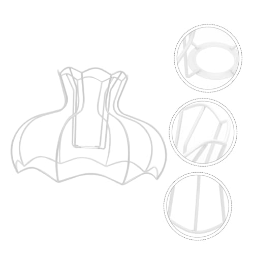 KONTONTY Lampenschirmgestell DIY Lampenrahmen Lampenfassung Ersatz Lampenschirm Innen Lampenhalter Eisen Lampenschirmrahmen für Zuhause Hotel Büro von KONTONTY