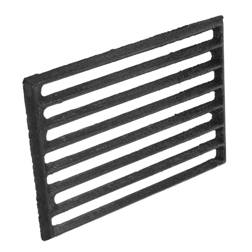 KONTONTY Metall Feuerrost Gussrost Feuerstelle Grillrost Kaminrost Rechteckig Hochtemperaturbeständig Tragfähig Für Holzofen Grillkamin Zubehör KONTONTY Metall Feuerrost Gussrost Feuerstelle Grillrost Kaminrost Rechteckig Hochtemperaturbeständig Tragfähig Für Holzofen Grillkamin Zubehör von KONTONTY