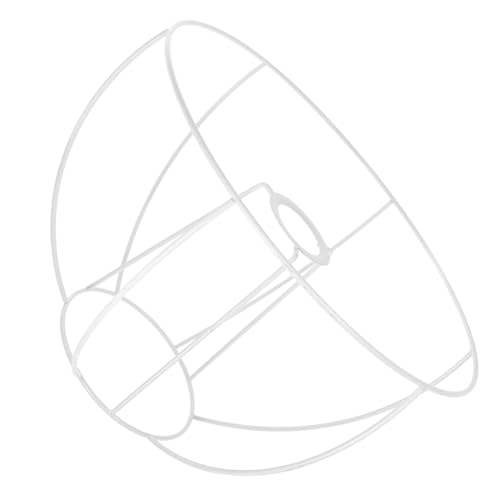 KONTONTY Metall Lampenschirm Gestell Stabil Rostfrei Langlebig DIY Lampenrahmen für Tischlampe Schreibtischlampe Kronleuchter Zubehör Geeignet Vielseitig Einsetzbar von KONTONTY