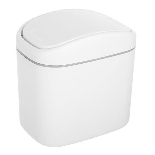 KONTONTY Mini Mülleimer mit Deckel Kompakter Tischmülleimer für Büro und Zuhause Eleganter Abfallbehälter für Schreibtisch und Kleine Räume Einfache Abfallentsorgung KONTONTY Mini Mülleimer mit Deckel Kompakter Tischmülleimer für Büro und Zuhause Eleganter Abfallbehälter für Schreibtisch und Kleine Räume Einfache Abfallentsorgung von KONTONTY