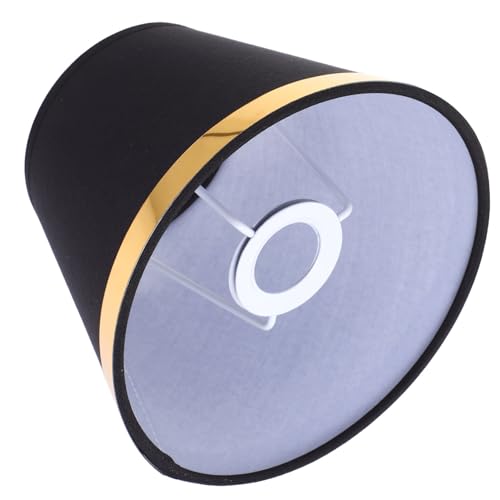 KONTONTY Moderner Stoff Lampenschirm Schwarz Ersatz Lampenschirm Für Decken Und Tischleuchten Leichtes Zylindrisches Design Für Wohnzimmer Und Schlafzimmer Einfache Montage Vielseitige KONTONTY Moderner Stoff Lampenschirm Schwarz Ersatz Lampenschirm Für Decken Und Tischleuchten Leichtes Zylindrisches Design Für Wohnzimmer Und Schlafzimmer Einfache Montage Vielseitige von KONTONTY