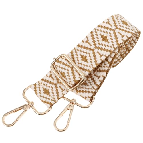 KONTONTY Modischer Schultergurt für Handtaschen Breit Verstellbarer Breiter Ersatzriemen mit Karabinern Langlebiges Accessoire für Damen Geeignet für Handtasche Crossbody und Umhängetasche KONTONTY Modischer Schultergurt für Handtaschen Breit Verstellbarer Breiter Ersatzriemen mit Karabinern Langlebiges Accessoire für Damen Geeignet für Handtasche Crossbody und Umhängetasche von KONTONTY