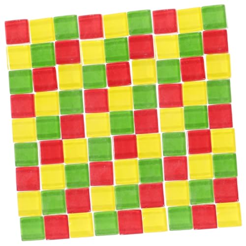 KONTONTY Mosaiksteine Gemischt Kleine Mosaikfliesen mit Glatter Oberfläche und Polierten Kanten Robust und Langlebig für Diy Bastelprojekte Wie Untersetzer Bilderrahmen Tische und von KONTONTY