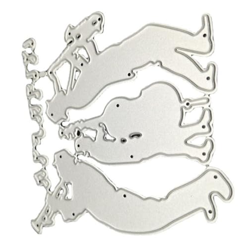 KONTONTY Musiknoten Stanzschablone aus Metall Langlebige Schneidform für DIY Karten Scrapbooking Handprägung Originelles Basteln für Grußkarten und Fotoalben Silberfarben KONTONTY Musiknoten Stanzschablone aus Metall Langlebige Schneidform für DIY Karten Scrapbooking Handprägung Originelles Basteln für Grußkarten und Fotoalben Silberfarben von KONTONTY