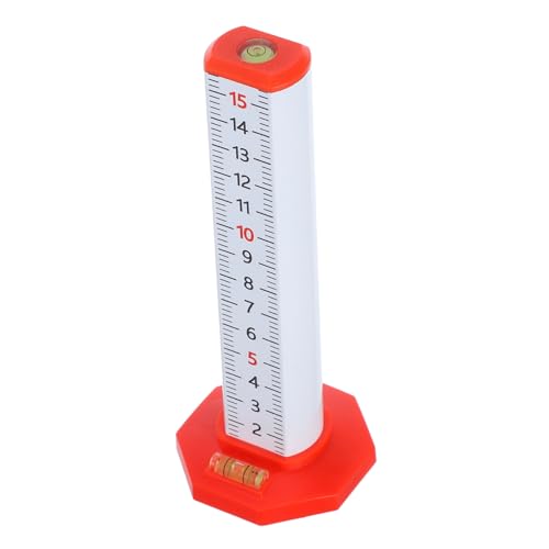 KONTONTY Nivellierwerkzeug für Fliesenverlegung Präzises Konturmessgerät für Innenausbau Rotes Doppelseitiges Design mit Magnet für Decken und Bodenflieseninstallation von KONTONTY