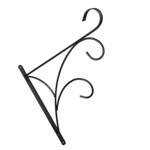 KONTONTY Pflanzenaufhänger Wandhalterung aus Robustem Eisen Sicherer Blumenampel Haken für Innen und Außen Glatte Oberfläche für Blumentöpfe und Garten Balkon Dekoration KONTONTY Pflanzenaufhänger Wandhalterung aus Robustem Eisen Sicherer Blumenampel Haken für Innen und Außen Glatte Oberfläche für Blumentöpfe und Garten Balkon Dekoration von KONTONTY