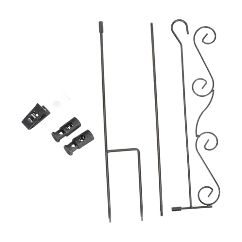 KONTONTY Premium Gartenfahnenständer Robustem Dicker Abnehmbarer Fahnenmast für Gartenflaggen Einfache Stabiler Lawn Flag Rack für Outdoor Dekoration KONTONTY Premium Gartenfahnenständer Robustem Dicker Abnehmbarer Fahnenmast für Gartenflaggen Einfache Stabiler Lawn Flag Rack für Outdoor Dekoration von KONTONTY