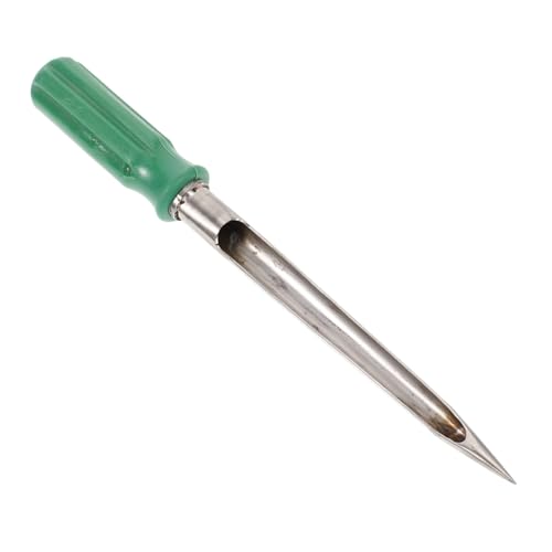 KONTONTY Probenröhre Werkzeug zur Getreideprobenahme Getreidesonde Anlage Körner Sampler Bodenprobensonde Probenehmer Garten-Sampler-Tool Rostfreier Stahl Silver von KONTONTY