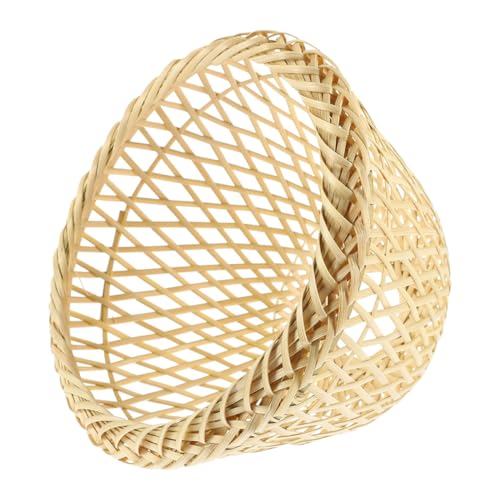 KONTONTY Rattan Lampenschirm Beige Boho Tischlampe Retro Korbgeflecht Hängelampe Vintage Leuchtenabdeckung für Restaurant Dekoration Höhe Einzigartiger Stil KONTONTY Rattan Lampenschirm Beige Boho Tischlampe Retro Korbgeflecht Hängelampe Vintage Leuchtenabdeckung für Restaurant Dekoration Höhe Einzigartiger Stil von KONTONTY
