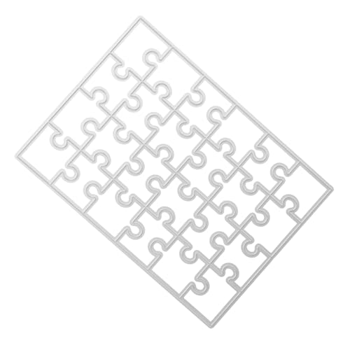 KONTONTY Rechteckige Carbon-stahl Stanzschablone für DIY Scrapbooking Puzzlerahmen Metall Stanzformen für Prägung Albumgestaltung Langlebig und Kompatibel mit Gängigen Stanzmaschinen KONTONTY Rechteckige Carbon-stahl Stanzschablone für DIY Scrapbooking Puzzlerahmen Metall Stanzformen für Prägung Albumgestaltung Langlebig und Kompatibel mit Gängigen Stanzmaschinen von KONTONTY