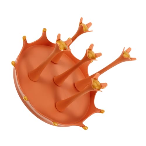 KONTONTY Rotierender Tassenhalter aus Praktischer Abtropfständer für Wasserbecher Eleganter Organizer für Orange für Küche KONTONTY Rotierender Tassenhalter aus Praktischer Abtropfständer für Wasserbecher Eleganter Organizer für Orange für Küche von KONTONTY