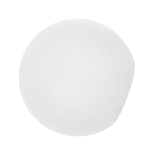 KONTONTY Runder Ball Lampenschirm Ersatzdiffusor Durchmesser Loch Pe Kunststoff für Wand und Pendelleuchten Gleichmäßige Lichtstreuung und Design von KONTONTY