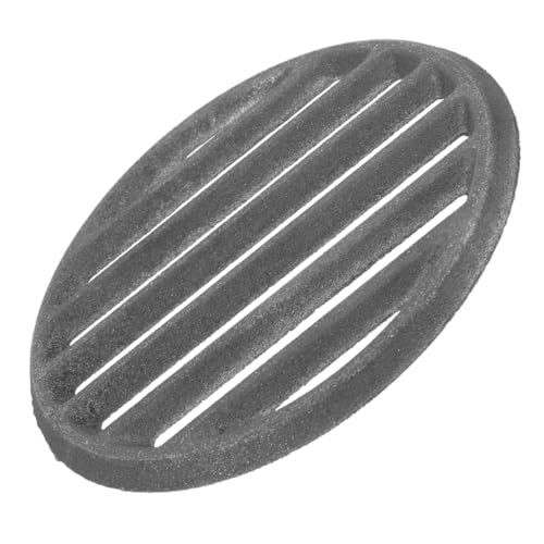 KONTONTY Runder Gusseisen Grillrost Robuste Feuerstellen grillplatte für Holzkohle Hitzebeständiges Bbq Outdoor Camping und Familiengrillfeste KONTONTY Runder Gusseisen Grillrost Robuste Feuerstellen grillplatte für Holzkohle Hitzebeständiges Bbq Outdoor Camping und Familiengrillfeste von KONTONTY