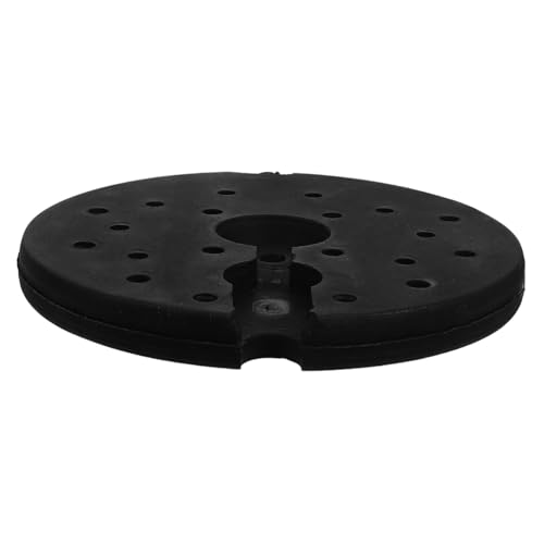 KONTONTY Runder Tischlampensockel aus Robustem Kunststoff Gewichtsbasis für Stehlampe Kompatibel mit Verschiedenen Lampenstilen für Schlafzimmer und Büro Langlebig von KONTONTY