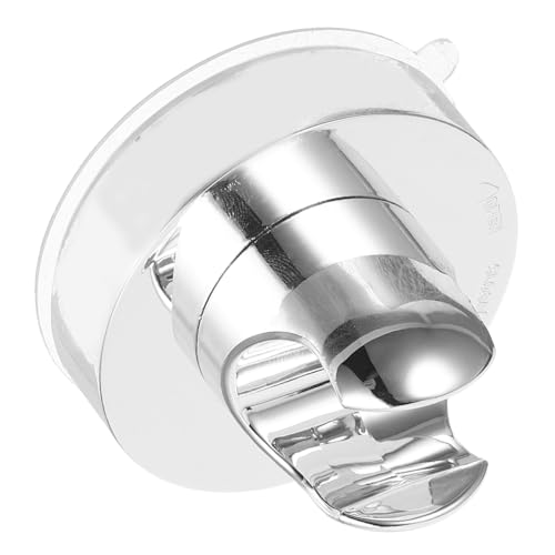 KONTONTY Saugknopf Duschkopfhalterung Verstellbar Höhenverstellbar Ohne Bohren Für Glas Fliesen Polierte Oberflächen Badezimmer Dusche Organizer Saugnapf Halter von KONTONTY