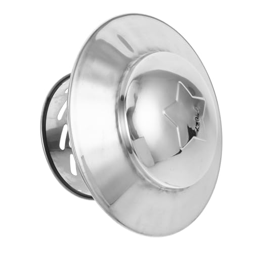 KONTONTY Schornsteinabdeckung Regenkappe Robust Wetterfest Kaminabdeckung mit Vogelschutz für Dachlüftung Flue Cover Schutz für Ofenrohr und Kamin von KONTONTY