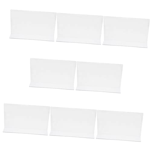 KONTONTY Schrank Regale 8 Stücke Trennplatte Magnetische Regale Teiler Regaltrenner Schrankteiler Schrankregalteiler PVC Kleiderschrank Transparente Perlenregaltrenner Im Schrank von KONTONTY