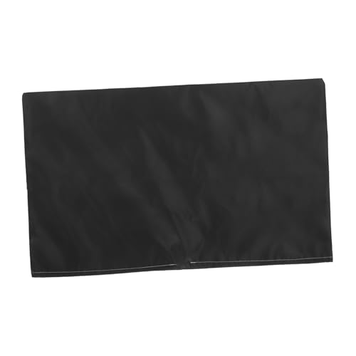KONTONTY Schwarze Monitor Staubschutzhülle Antistatische Wiederverwendbare Bildschirm Abdeckung aus Hochdichtem Oxford-gewebe Präzise für Desktop Computer Displayschutz von KONTONTY