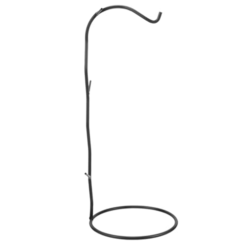 KONTONTY Schwarzer Eisen Pflanzenhalter Hängend für Glas Globe Luftpflanzen Terrarium Luftdurchlässiger Deko aufhänger für Fenster Gartendekoration Leichtes Kompaktes Design für Zuhause von KONTONTY