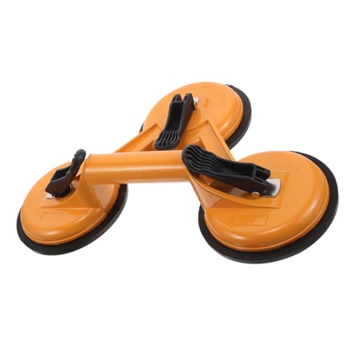 KONTONTY Schwerer Aluminium-saugnapfheber für Glas Fliesen und Marmor Robuster Vakuum-sauger mit Ergonomischem Griff Manuelles Hubwerkzeug für Sicheres Anheben Großer Spiegel und Fenster von KONTONTY