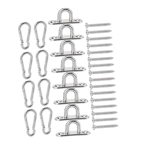 KONTONTY Schwerlast U förmiger Edelstahl Ösenhaken mit Schraubmontage Pad Eye Platte Robust und Vielseitig für Decken Bootsaufhängung KONTONTY Schwerlast U förmiger Edelstahl Ösenhaken mit Schraubmontage Pad Eye Platte Robust und Vielseitig für Decken Bootsaufhängung von KONTONTY