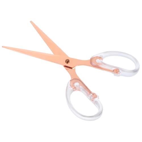 KONTONTY Sicherheits Schere für Schule und Büro Leicht Robust Ergonomisch Rutschfest für Scrapbooking Diy Karten Tragbar und Einfach zu Bedienen Farbe von KONTONTY