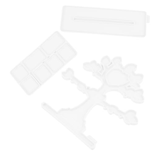 KONTONTY Silikonform für DIY Baum Fotorahmen Strapazierfähig Sicher für Epoxidharz Gießform Vielseitig für Desktop Dekoration Teiligem Silikon Mould von KONTONTY