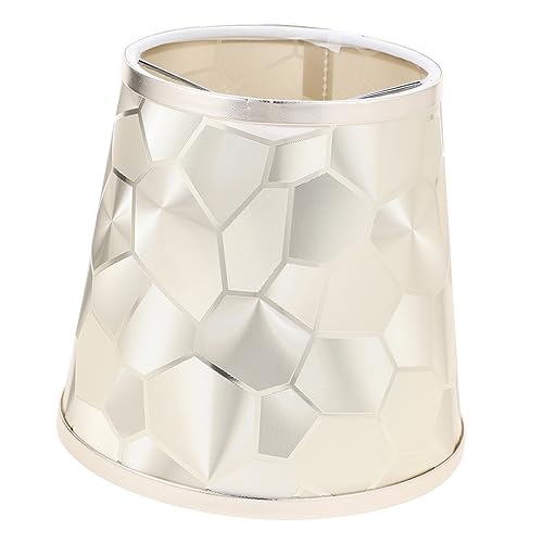 KONTONTY Stoff Lampenschirm Geometrisch Modern mit Sternenhimmel Robust und Verschleißfest Dekorativ für Schlafzimmer und Wohnzimmer Einfacher Ersatz für Tisch und Deckenlampen von KONTONTY