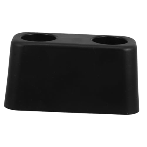 KONTONTY Stoßdämpfer Kissen aus Gummi Vibrationsisolator-Pads Gummiblöcke Geräuschreduzierer für Klimaanlagen Stoßdämpferpolster Black von KONTONTY