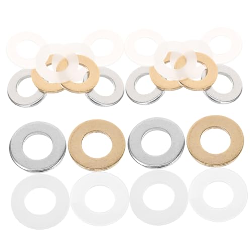 KONTONTY Teiliges O Ring Sortiment Nylon Messing Weiß Verzinkte Flachdichtung Unterlegscheiben für Sanitär Haushaltsgeräte Dichtungsringe Vielseitig Stabil von KONTONTY