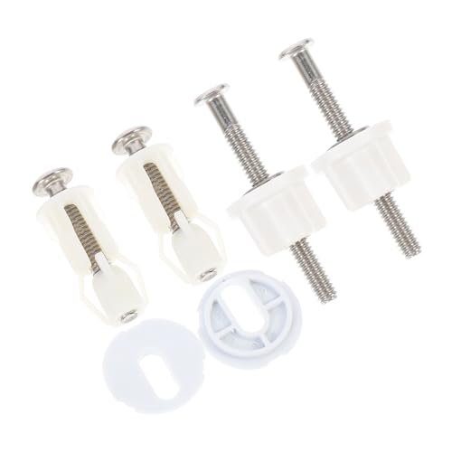 KONTONTY Toilettensitz Befestigungsset Edelstahl Schrauben und Muttern Robust Einfach zu Montieren Ersatz Wc Sitz Zubehör Passend für Toiletten Badezimmer Reparatur KONTONTY Toilettensitz Befestigungsset Edelstahl Schrauben und Muttern Robust Einfach zu Montieren Ersatz Wc Sitz Zubehör Passend für Toiletten Badezimmer Reparatur von KONTONTY