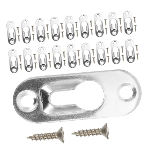 KONTONTY Verdeckte Metallrahmen haken mit Schrauben Langlebige Bildaufhängung Unsichtbare Rückwandhalterung für Vielseitige Rahmen Einfache Montage für Wanddekoration KONTONTY Verdeckte Metallrahmen haken mit Schrauben Langlebige Bildaufhängung Unsichtbare Rückwandhalterung für Vielseitige Rahmen Einfache Montage für Wanddekoration von KONTONTY