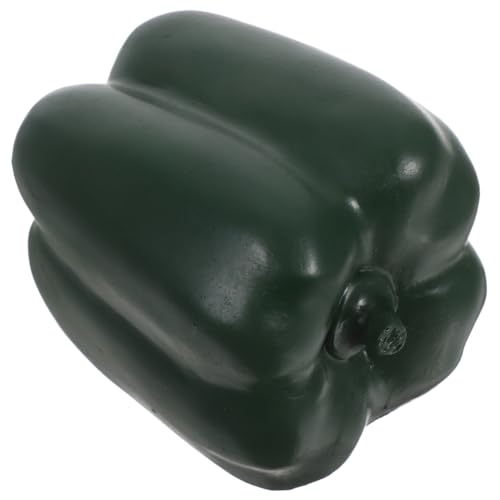 KONTONTY Verstecktes Schlüsselversteck Grüne Paprika Design Wetterfeste Schlüsselbox für Garten und Zuhause Realistische Outdoor Schlüsselaufbewahrung für Sichere Schlüsselversteck Draußen von KONTONTY