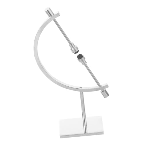 KONTONTY Verstellbarer Metall kugelhalter Ständer für Kristallkugeln Langlebiger Edelstahl Dekorativer Displayständer für Mineralien Schmuck Ornamente und Sammlerstücke Multifunktional und von KONTONTY