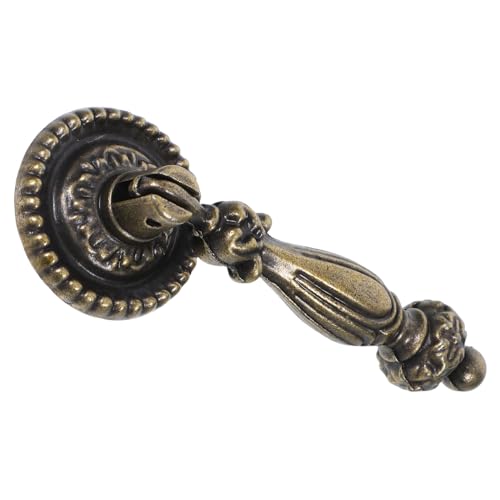 KONTONTY Vintage Zinklegierung Schrankknauf Einloch Schubladengriff mit Antikem Bronze Finish für Küchenschränke Kommoden und Kleiderschränke Robust Vielseitig und Einfach zu Montieren KONTONTY Vintage Zinklegierung Schrankknauf Einloch Schubladengriff mit Antikem Bronze Finish für Küchenschränke Kommoden und Kleiderschränke Robust Vielseitig und Einfach zu Montieren von KONTONTY
