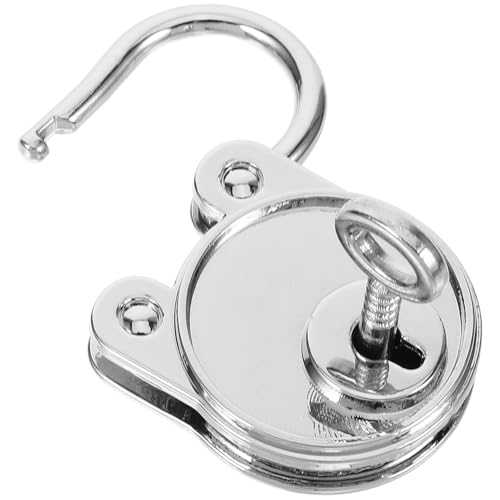 KONTONTY Vorhängeschloss in Bärenform Kleines Schloss Aus Metall Süßes Schloss Mit Schlüssel Dekorativ Und Haltbar Für Tagebücher Und Schmuckschatullen KONTONTY Vorhängeschloss in Bärenform Kleines Schloss Aus Metall Süßes Schloss Mit Schlüssel Dekorativ Und Haltbar Für Tagebücher Und Schmuckschatullen von KONTONTY