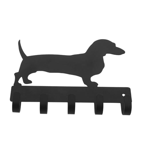 KONTONTY Hunde Schlüsselhalter aus Metall Wandmontage Mehrzweckfunktion Dekorativer Haustierleinen und Schlüsselhalter Süßes Design für Einrichtungsakzente KONTONTY Hunde Schlüsselhalter aus Metall Wandmontage Mehrzweckfunktion Dekorativer Haustierleinen und Schlüsselhalter Süßes Design für Einrichtungsakzente von KONTONTY