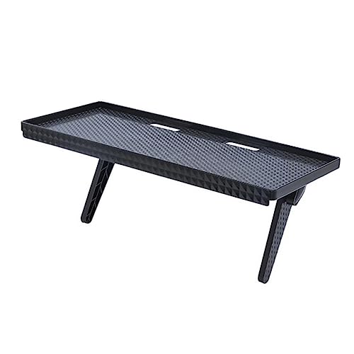 KONTONTY Wandregal für Router und Tv Box Stanzfrei Verstellbar Stabiler Monitorständer für Schlafzimmer und Arbeitszimmer Platzsparend Einfache Montage ohne Werkzeug von KONTONTY