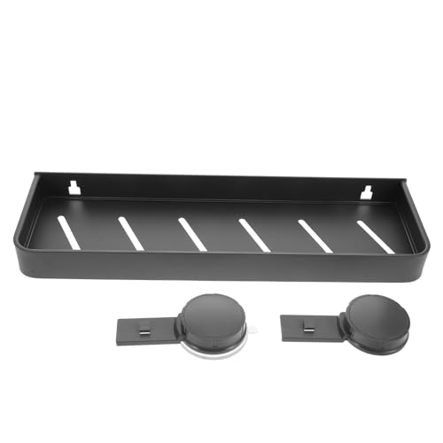KONTONTY Wandregal mit Saugnapf Bohrfreies Badezimmer Organizer für Duschwand und Fliesen Aufbewahrungsregal für Kosmetik Toilettenartikel und Makeup Platzsparend und KONTONTY Wandregal mit Saugnapf Bohrfreies Badezimmer Organizer für Duschwand und Fliesen Aufbewahrungsregal für Kosmetik Toilettenartikel und Makeup Platzsparend und von KONTONTY