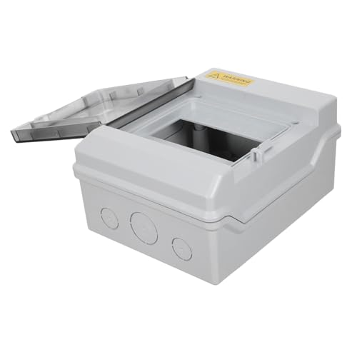 KONTONTY Wasserdichte Staubdichte Outdoor-verteilerbox mit Transparentem Fenster Seitenöffnung für Einfache Wartung Schutz vor Regen und Schmutz Geeignet für Einkaufszentren und Kraftwerke von KONTONTY