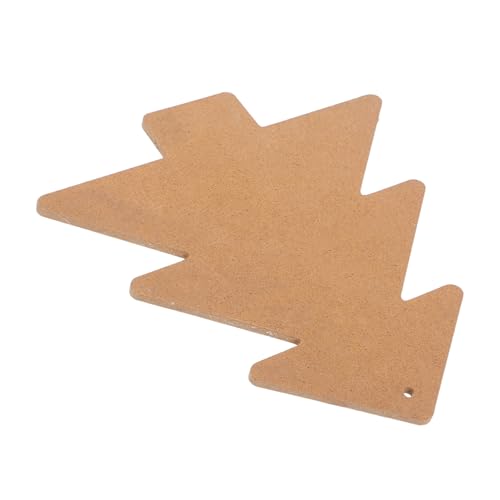 KONTONTY Weihnachtsbaum-förmiger Holz-mosaik-basis-tablett Robuste DIY Untersetzerplatte Natürliche Holzoberfläche Vielseitig für Weihnachtsdeko Pflanzenteller und Heimdekoration in Khaki KONTONTY Weihnachtsbaum-förmiger Holz-mosaik-basis-tablett Robuste DIY Untersetzerplatte Natürliche Holzoberfläche Vielseitig für Weihnachtsdeko Pflanzenteller und Heimdekoration in Khaki von KONTONTY