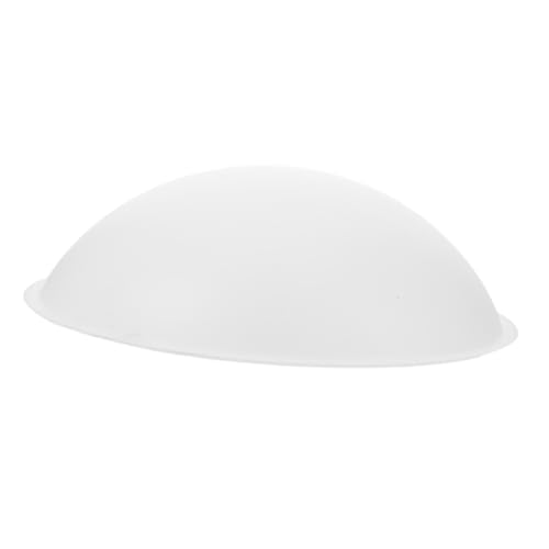 KONTONTY Weiße Acryl-halbrund-lampenschirm Ersatz Abdeckung für Decken- Tisch Stehlampen Halbkreis Lampenschirm für Wohnzimmer Büro Vielseitiger Pendelleuchten-schirm aus Robustem Acryl von KONTONTY