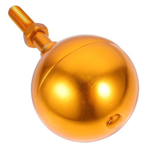 KONTONTY Wetterfeste Fahnenmastkugel Aluminiumlegierung Goldfarbenes Ersatz Topper Langlebiges Outdoor Fahnenmast Zubehör Rostfrei Einfache Dekorative Garten Dekokugel KONTONTY Wetterfeste Fahnenmastkugel Aluminiumlegierung Goldfarbenes Ersatz Topper Langlebiges Outdoor Fahnenmast Zubehör Rostfrei Einfache Dekorative Garten Dekokugel von KONTONTY