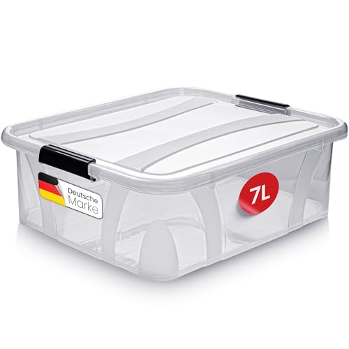 KONZEPT Aufbewahrungsbox mit Deckel 7L, BPA-frei, robuster Verschlussclips KONZEPT Aufbewahrungsbox mit Deckel 7L, BPA-frei, robuster Verschlussclips von KONZEPT